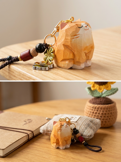 Handmade Wooden Keychain
